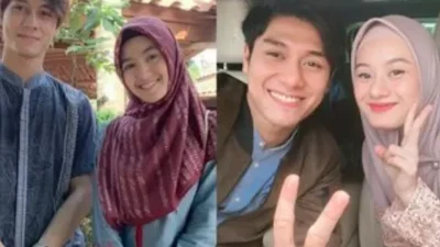 Gaya Rizky Billar di Acara Ulang Tahun Lesti Kejora