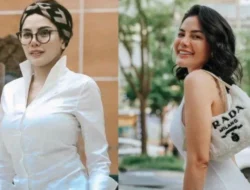 Gaya Nikita Mirzani Tampil dengan Outfit Serba Putih